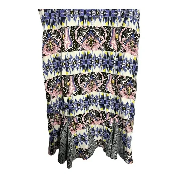 Etro Multicolor Sleeveless Dress - Elevated office or Vacation Wear - Size XL - Picture 4 of 6